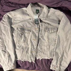 NWT Women’s Wild Fable Denim Jacket Size L